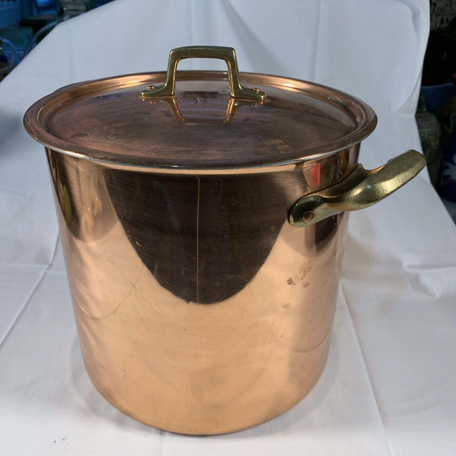 Large French Stock Pot With Lid.