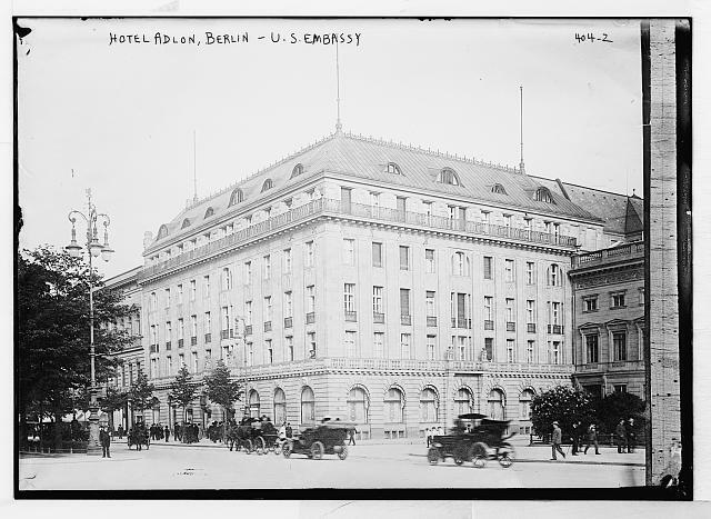 Hotel Adlon Berlin US Embassy c1900 Historic Old Photo