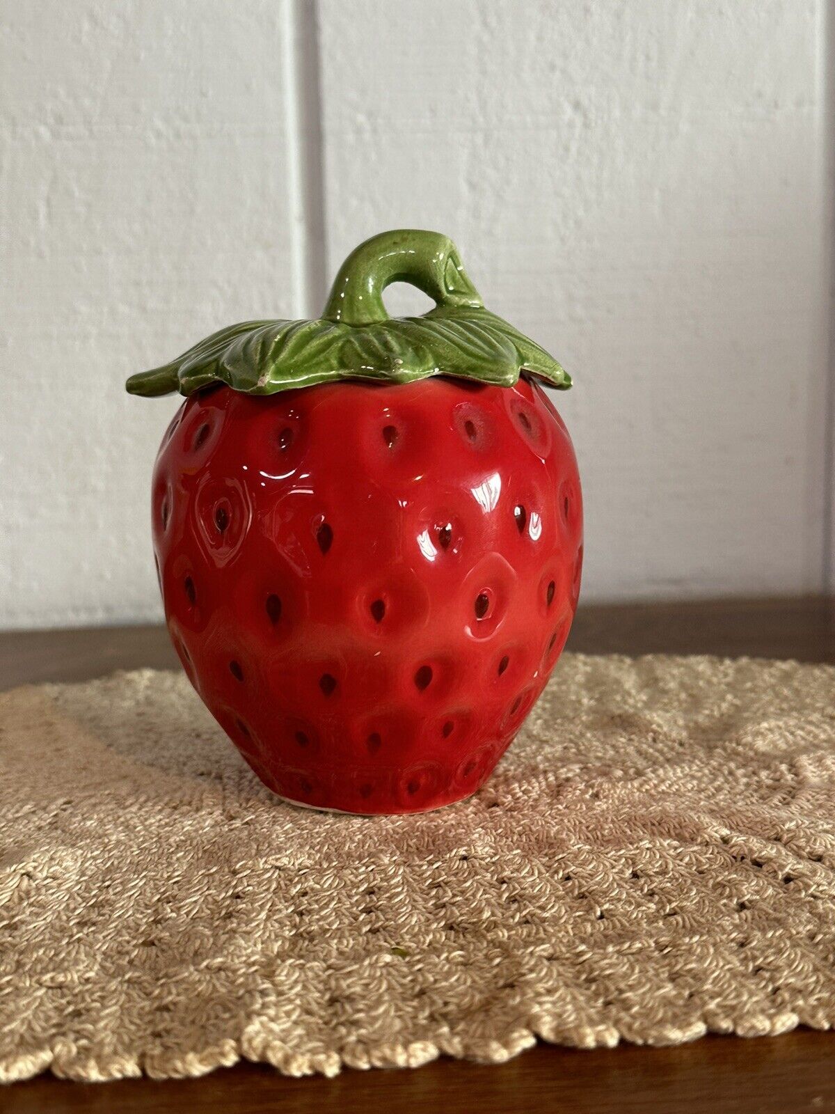 strawberry sugar bowl