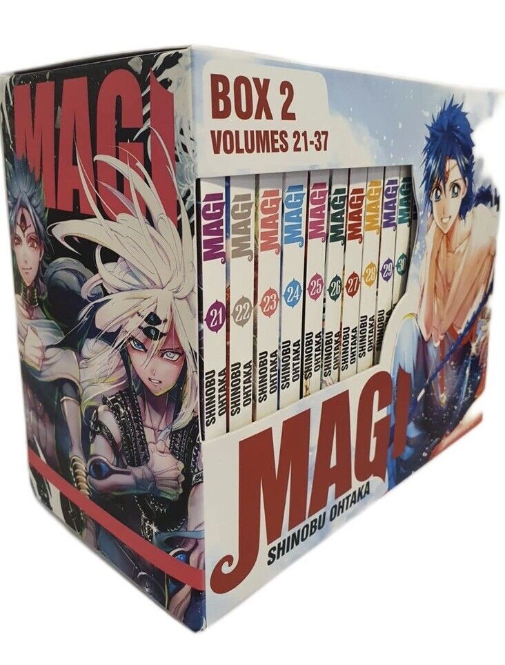 Magi Boxset 2 By Shinobu Ohtaka Spanish Book