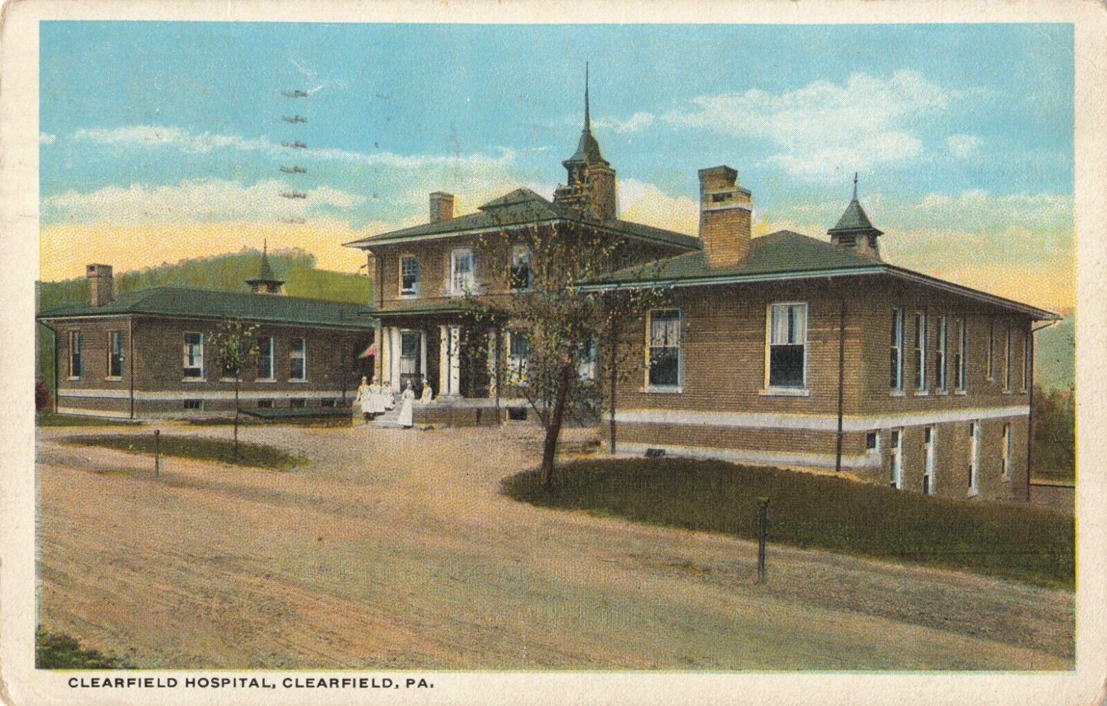 Clearfield Hospital Clearfield Pennsylvania PA 1923 Postcard