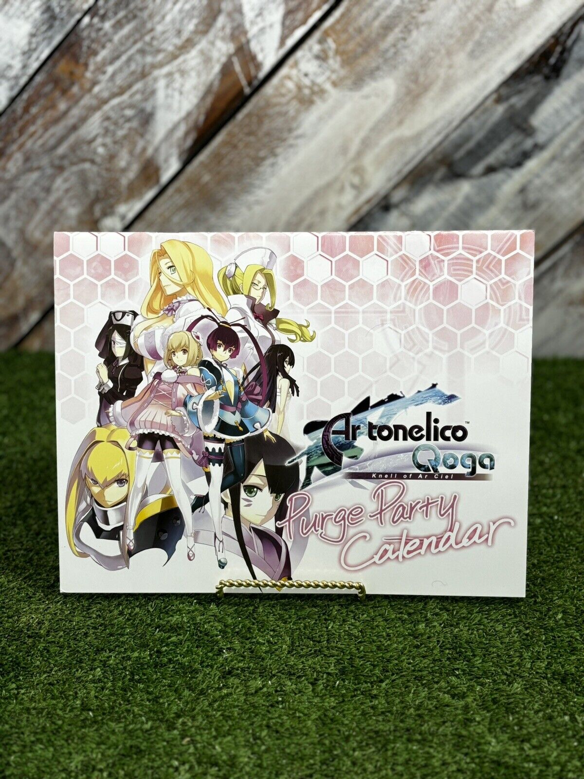 Very RARE Ar Tonelico Qoga 2011 Purge Party Calendar PS3 Anime Manga Promo OOP