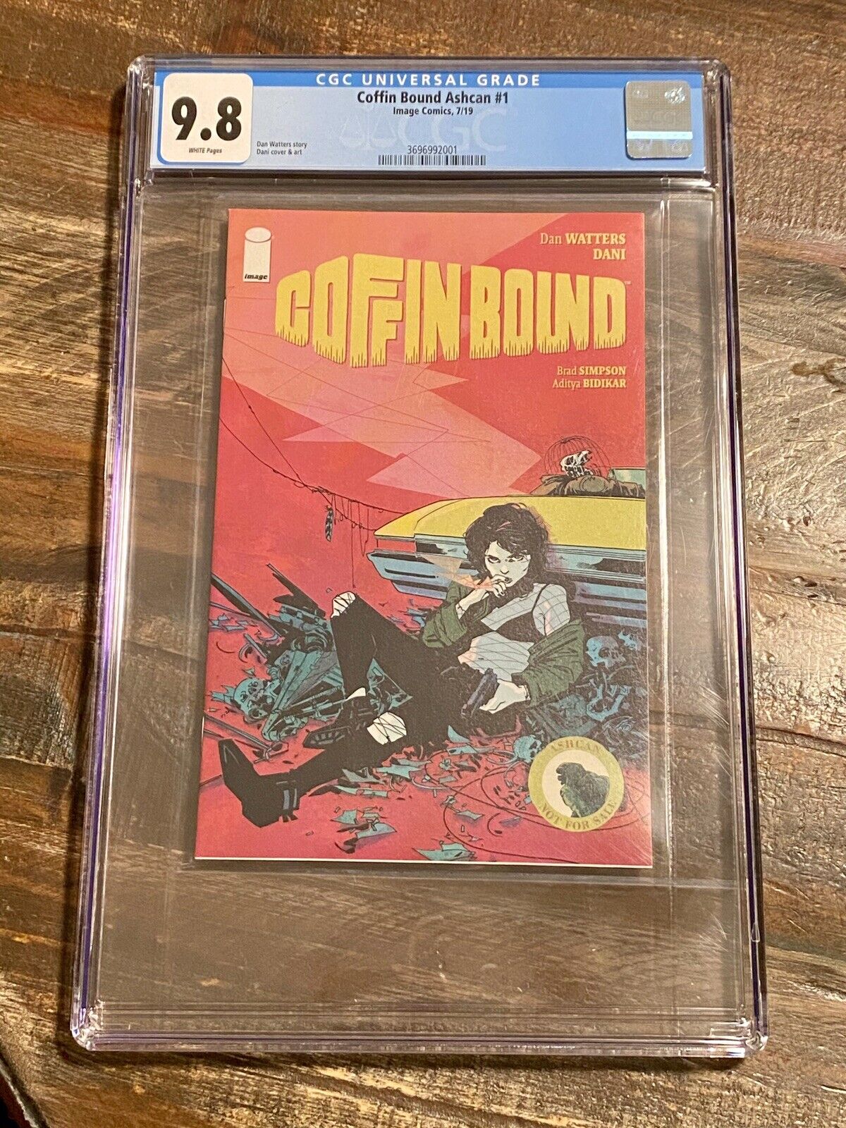 Coffin Bound Ashcan CGC 9.8 Image - Only 1 On Census  - Look & Auction