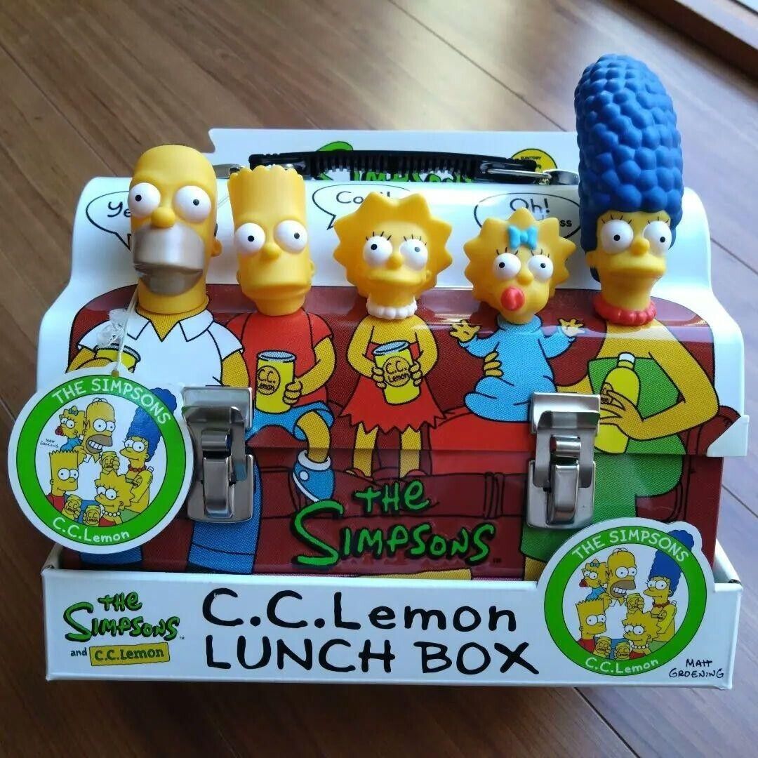 THE SIMPSONS C.C.Lemon Lunch Box Novelty used