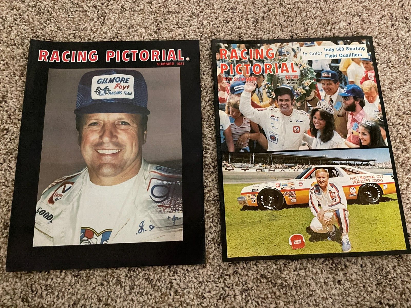 Racing Pictorial Magazine Summer 1981 and Summer COLOR 1978