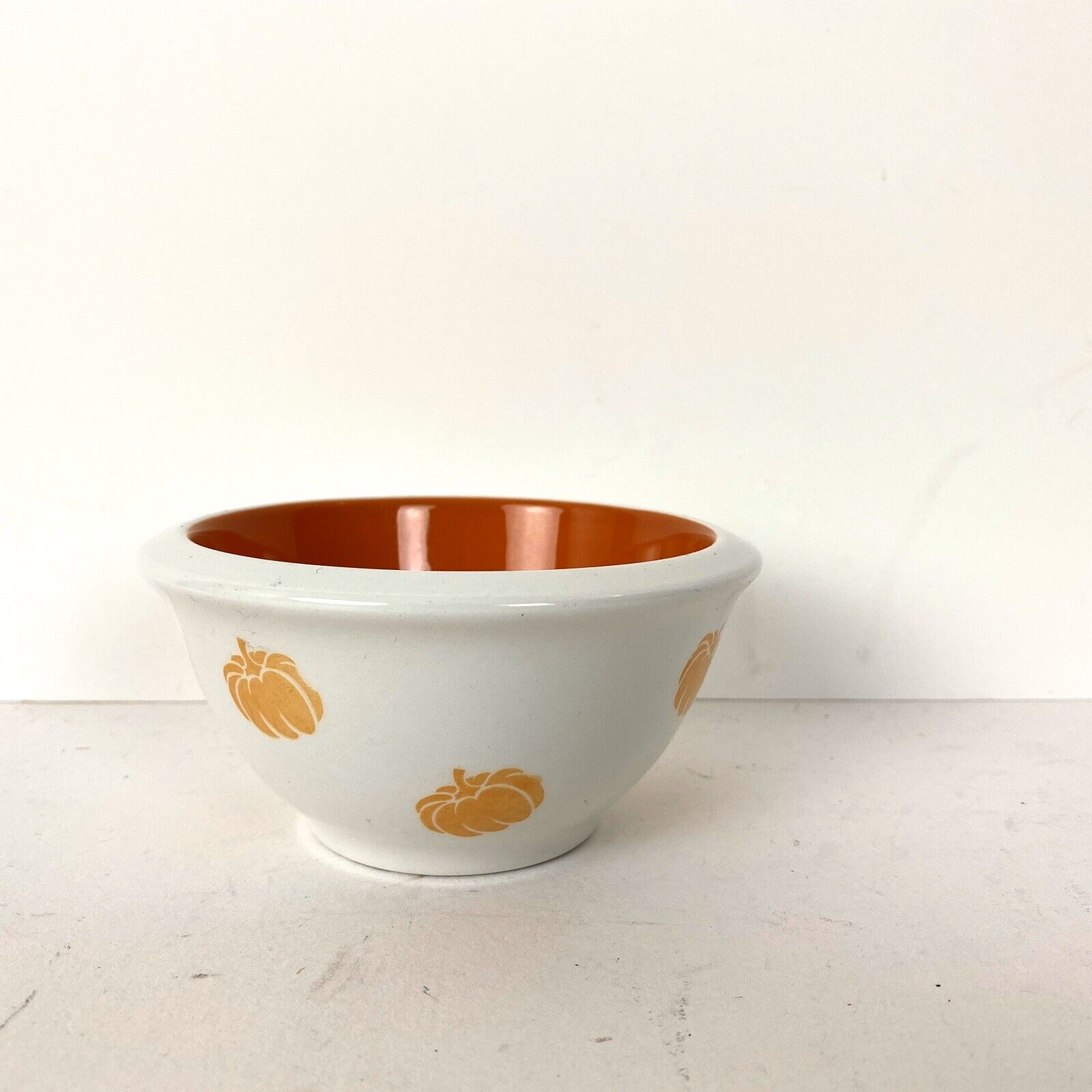 Terramoto Ceramic Pumpkin Bowl 4 1/2” Small 9544