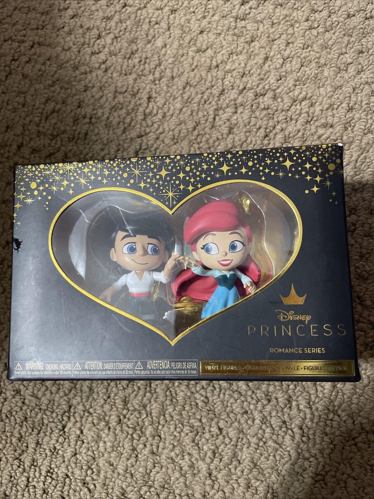 NIB Eric and Ariel Funko Disney Princess Mini Vinyl Figure Set Romance Series