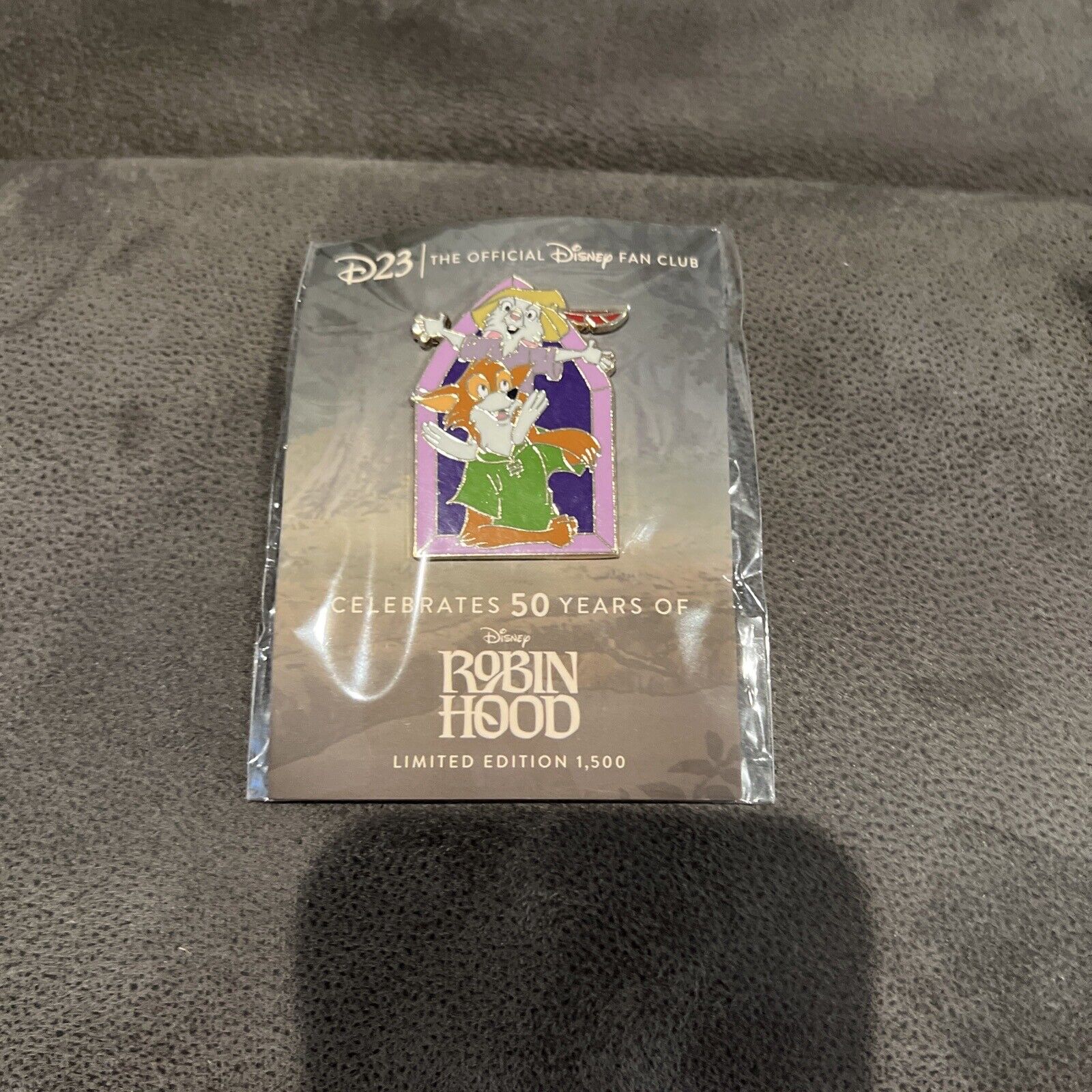 D23-Exclusive Robin Hood 50th Anniversary Pin – Limited Edition 