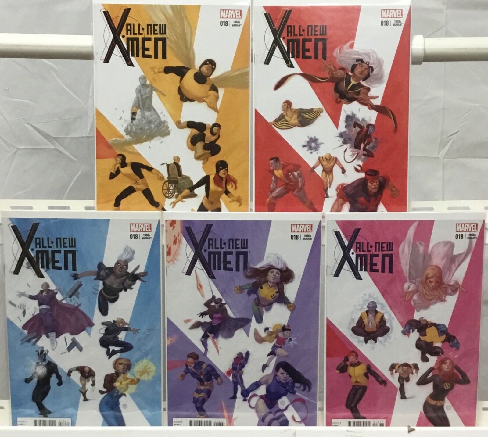 Marvel Comics All New X-Men #18 1960’s-2000’s Variants (2014)