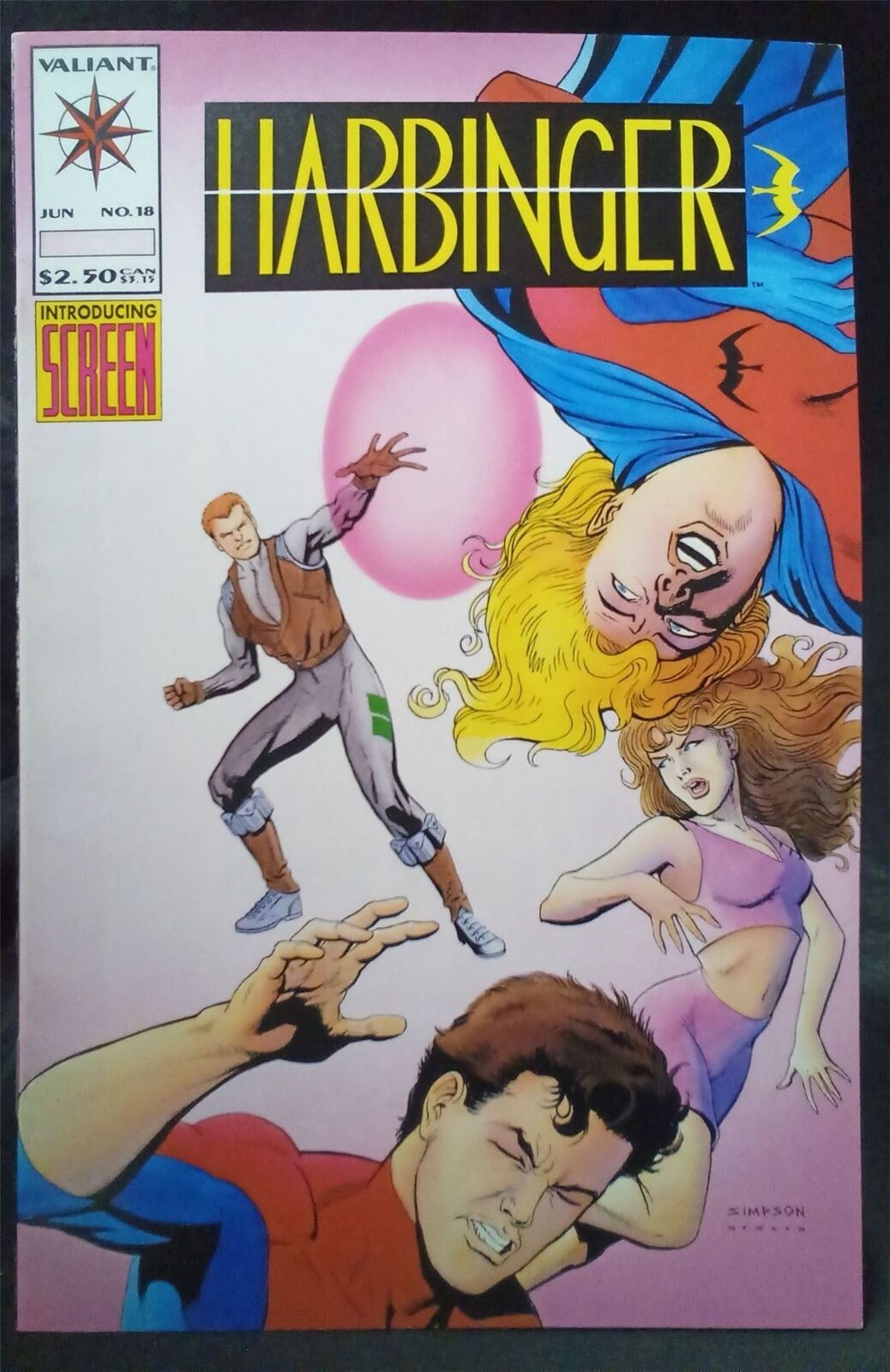 Harbinger #18 1993 valiant Comic Book 