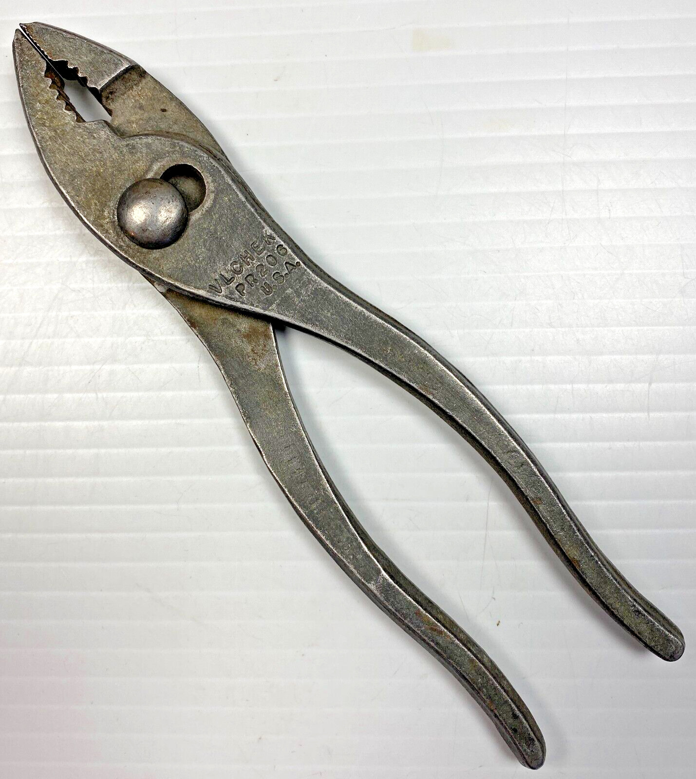 Vintage VLCHEK Tools PR206 Slip Joint Pliers 6-1/2\