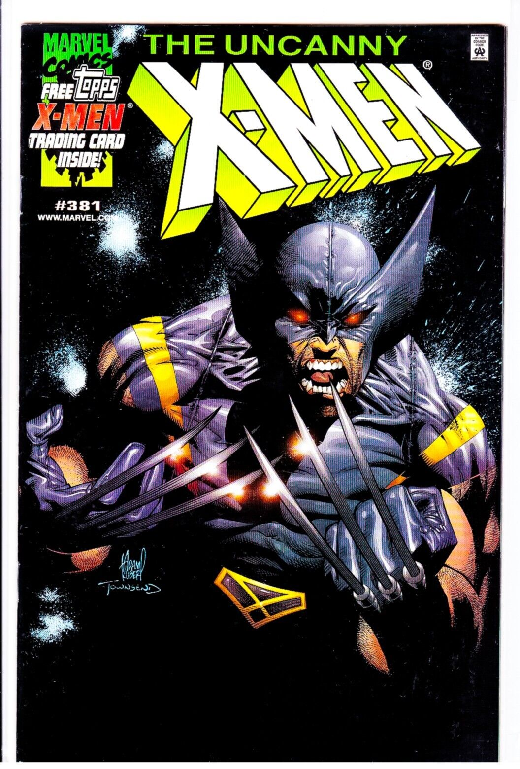 Uncanny X-Men #381 DYNAMIC FORCES WOLVERINE VARIANT w/COA #4732 9.4/9.6 NM+ VHTF