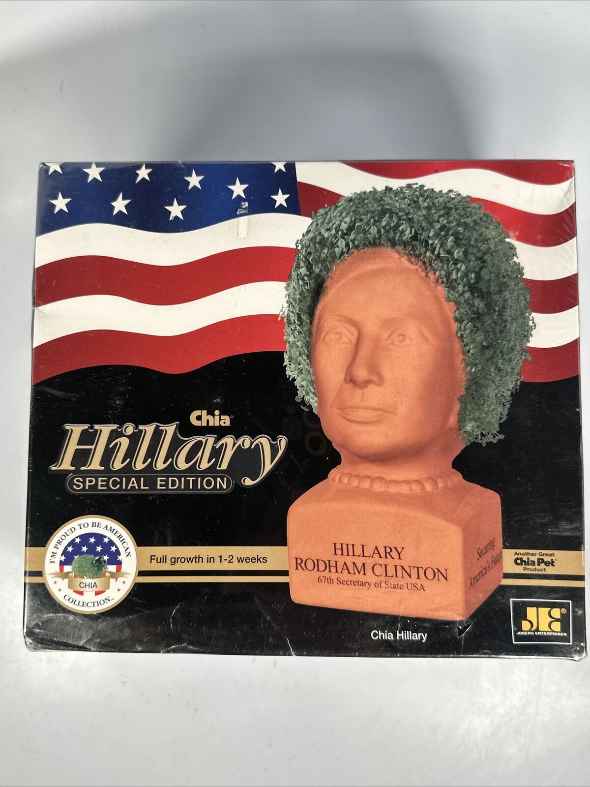 Chia Hillary Clinton - Special Edition | Pottery Planter Chia Pet USA
