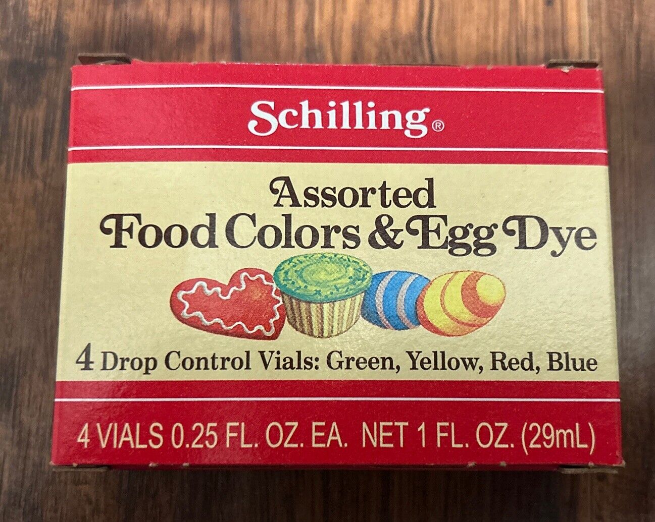 Vintage McCormick Food Colors & Egg Dye Food Color - MINT NEVER USED