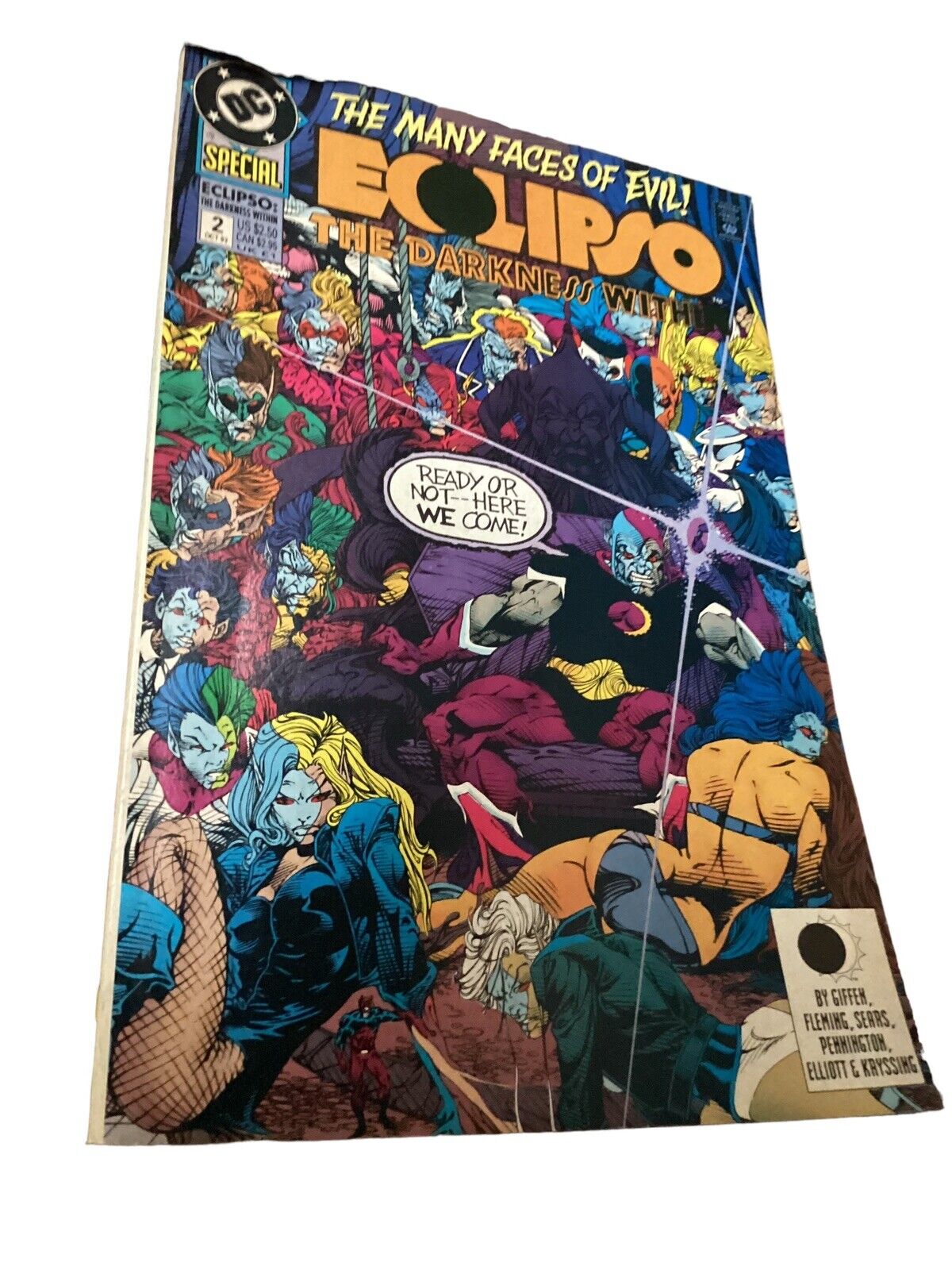 Eclipso The Darkness Within #2  Dc Comics 1992 Good Condition 