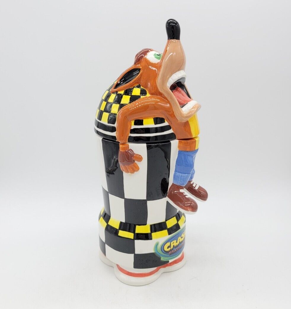 EXTREMELY RARE Crash Bandicoot Cookie Jar Excellent