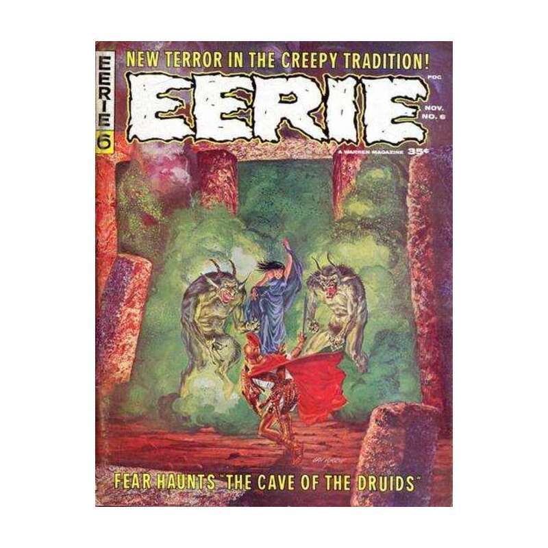 Eerie (1965 series) #6 in Fine + condition. Warren comics [s{