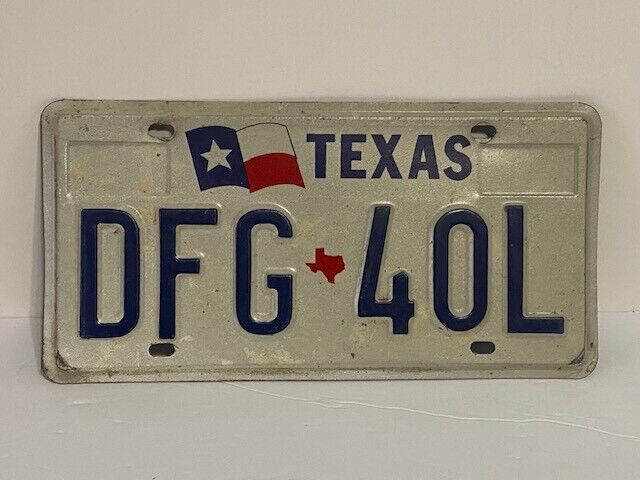 VIntage Texas License Plate \