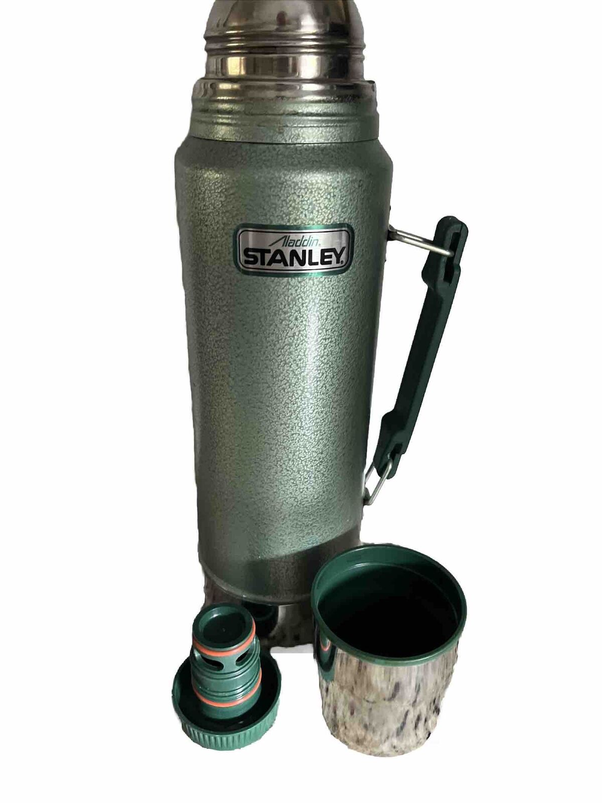 Vintage Stanley Aladdin Green Vacuum Bottle Thermos A-944DH