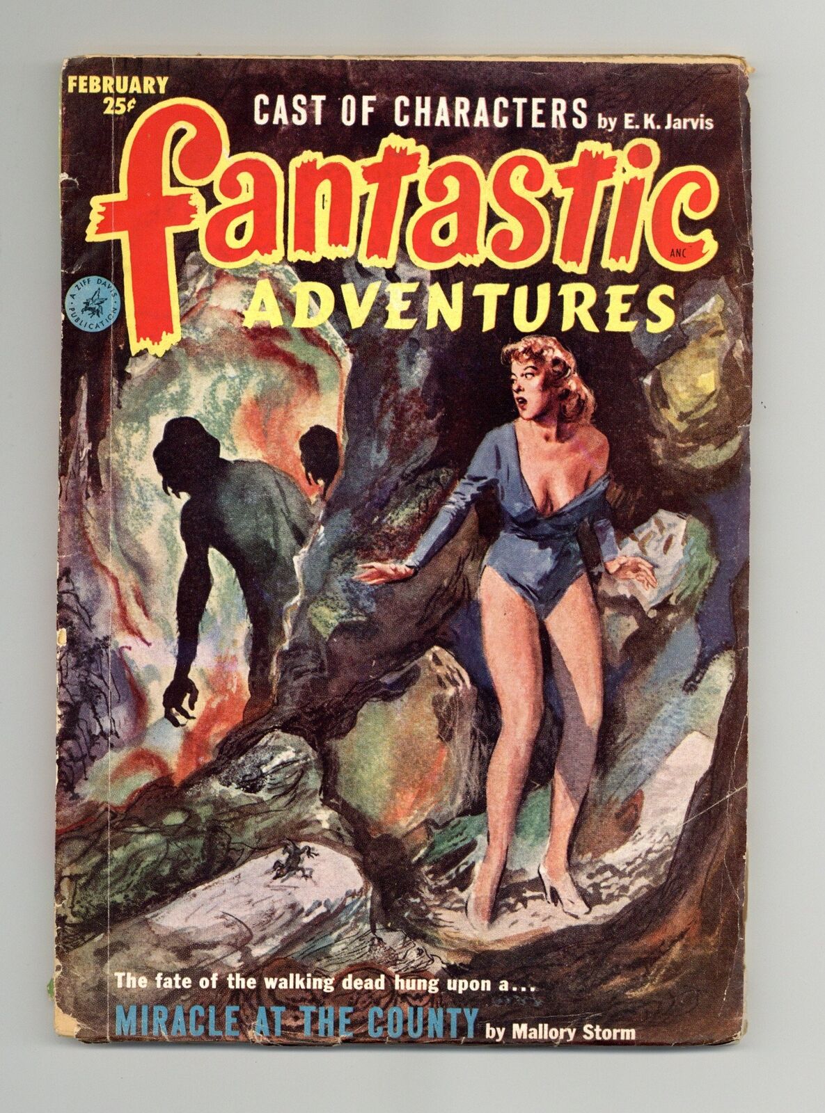 Fantastic Adventures Pulp / Magazine Feb 1953 Vol. 15 #2 VG