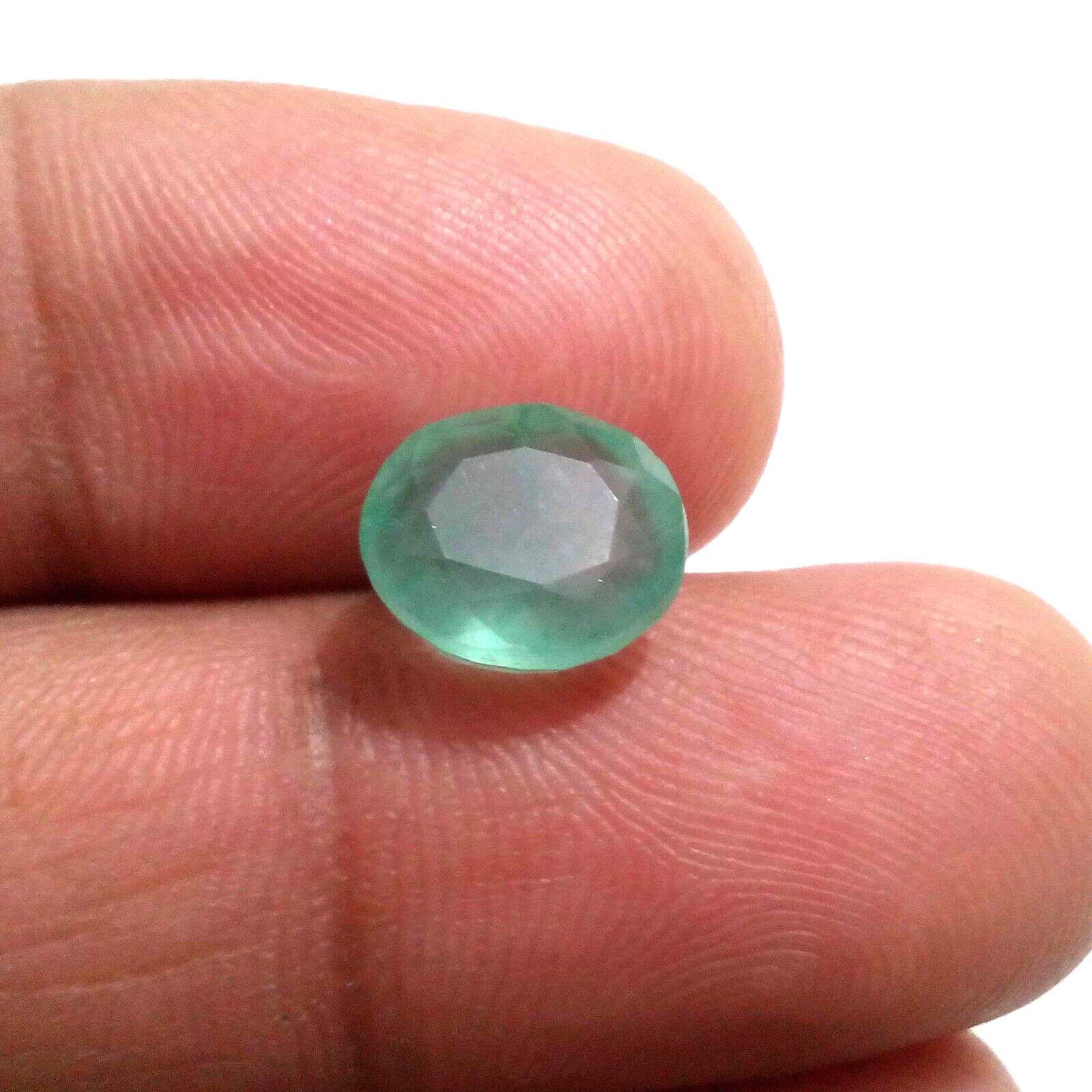 Ultimate Colombian Emerald Faceted Oval Shape 4.05 Crt Emerald Loose Gemstone