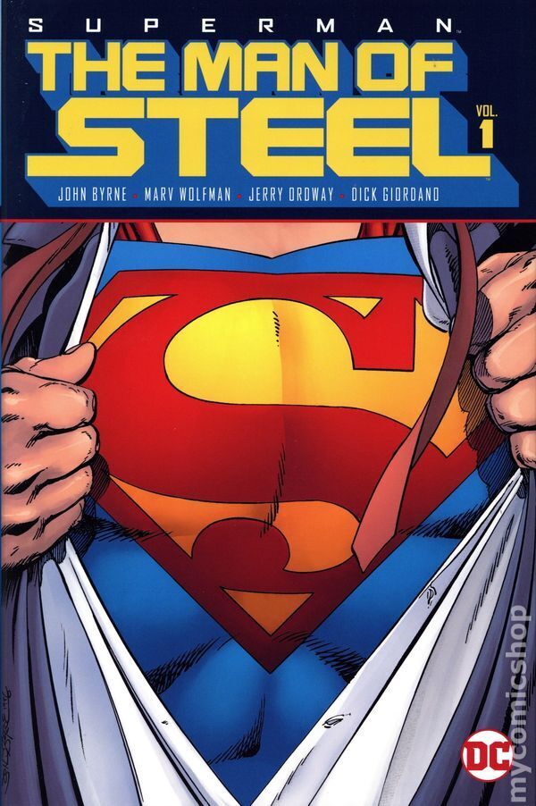 Superman The Man of Steel HC #1-REP NM 2020 Stock Image