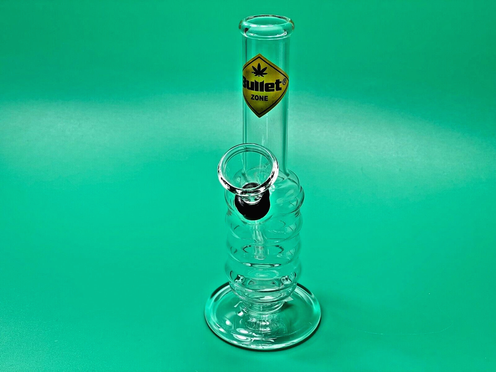 6 inch Bullet Clear Glass Small Bong Tobacco Good Quality Last Long Time
