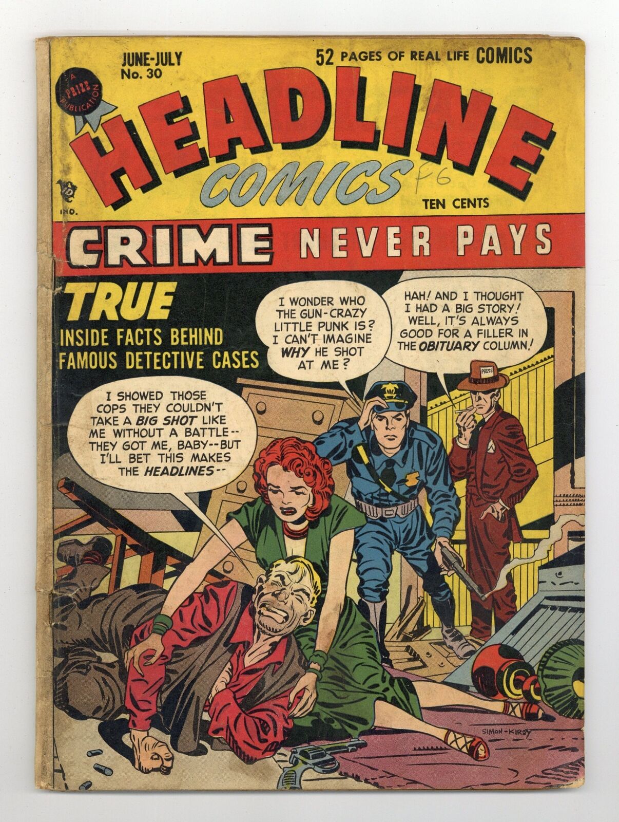 Headline Comics #30 GD 2.0 1948