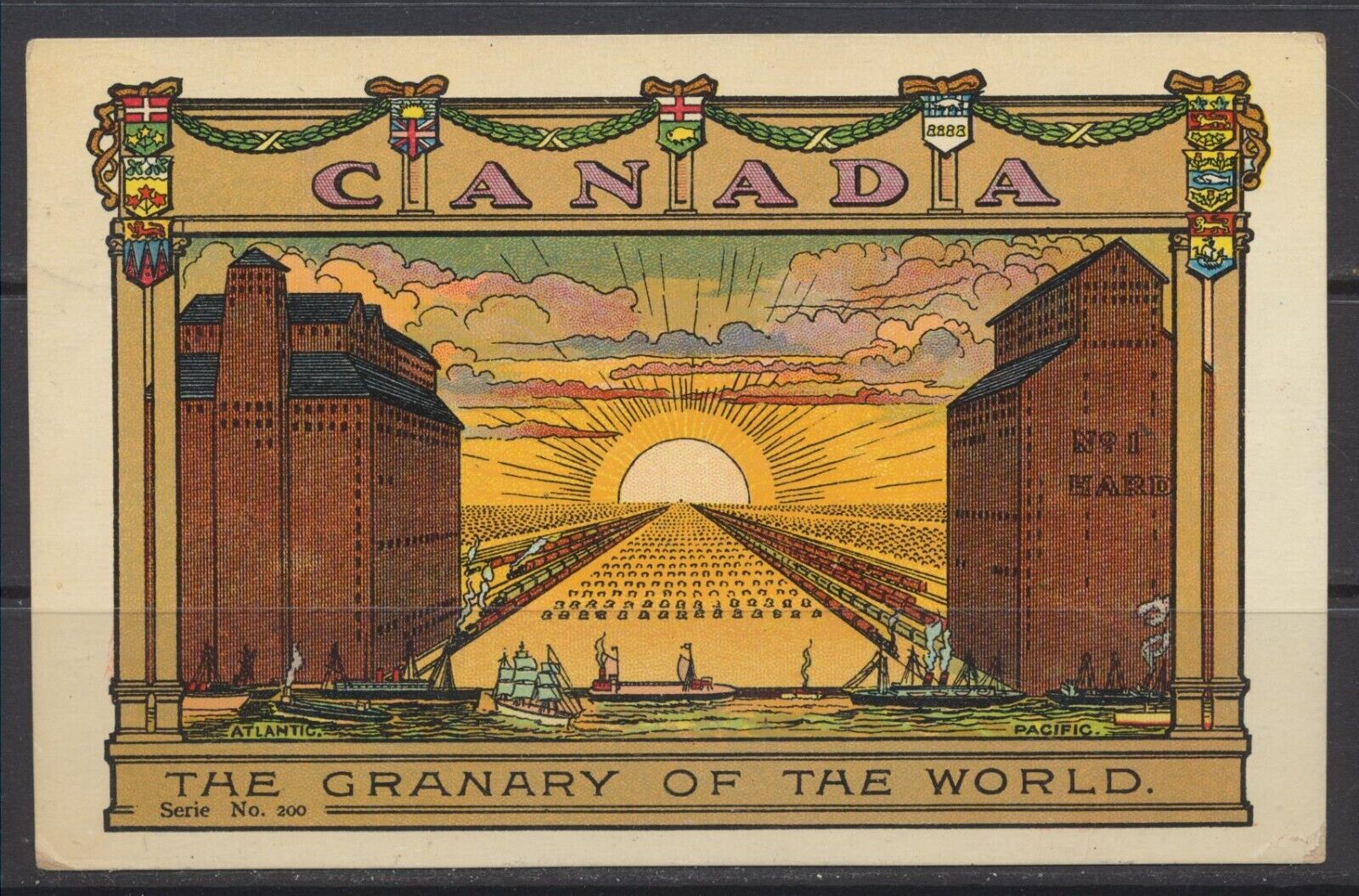 1907 Canada ~ The Granary Of The World ~ Atlantic to Pacific ~ Ships & Elevators