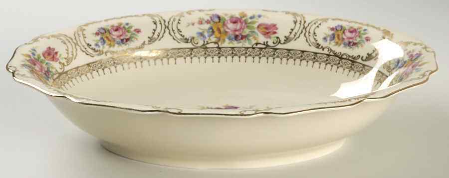 Rosenthal - Continental Queen\'s Bouquet Oval Vegetable Bowl 537641