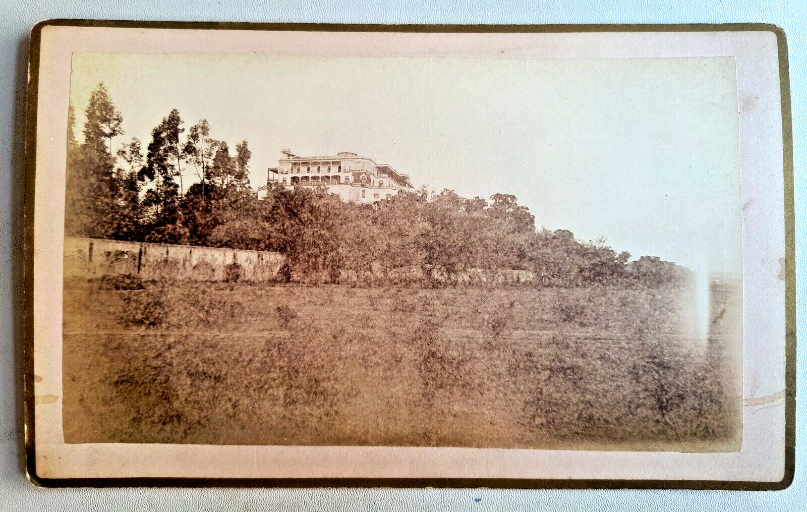 1880s Mexico City Miguel Hidalgo El Castillo de Chapultepec BIG CABINET CARD