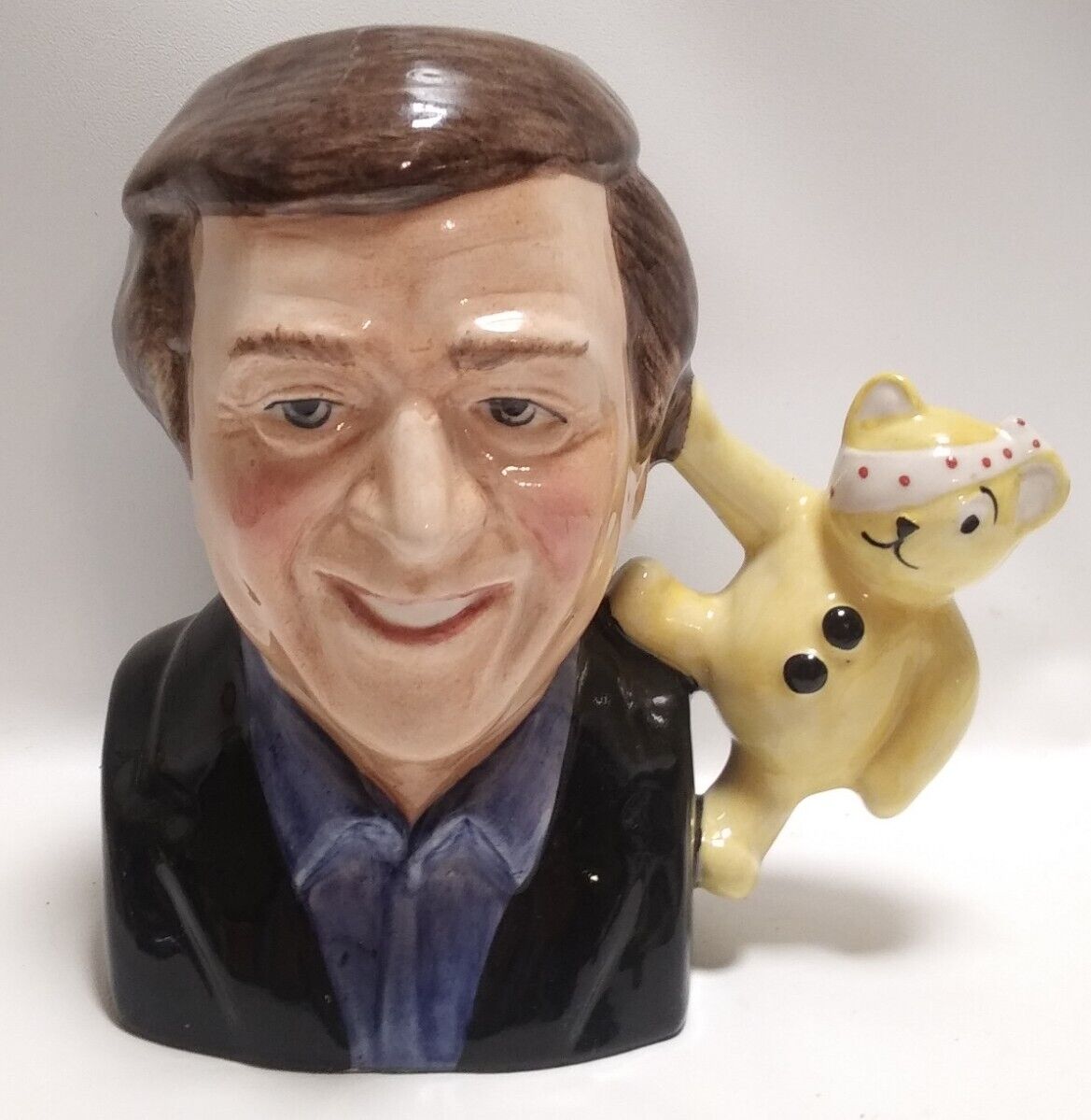 Sir Terry Wogan And Pudsey Egg Cup Bairstow Manor Pottery Staffordshire England 