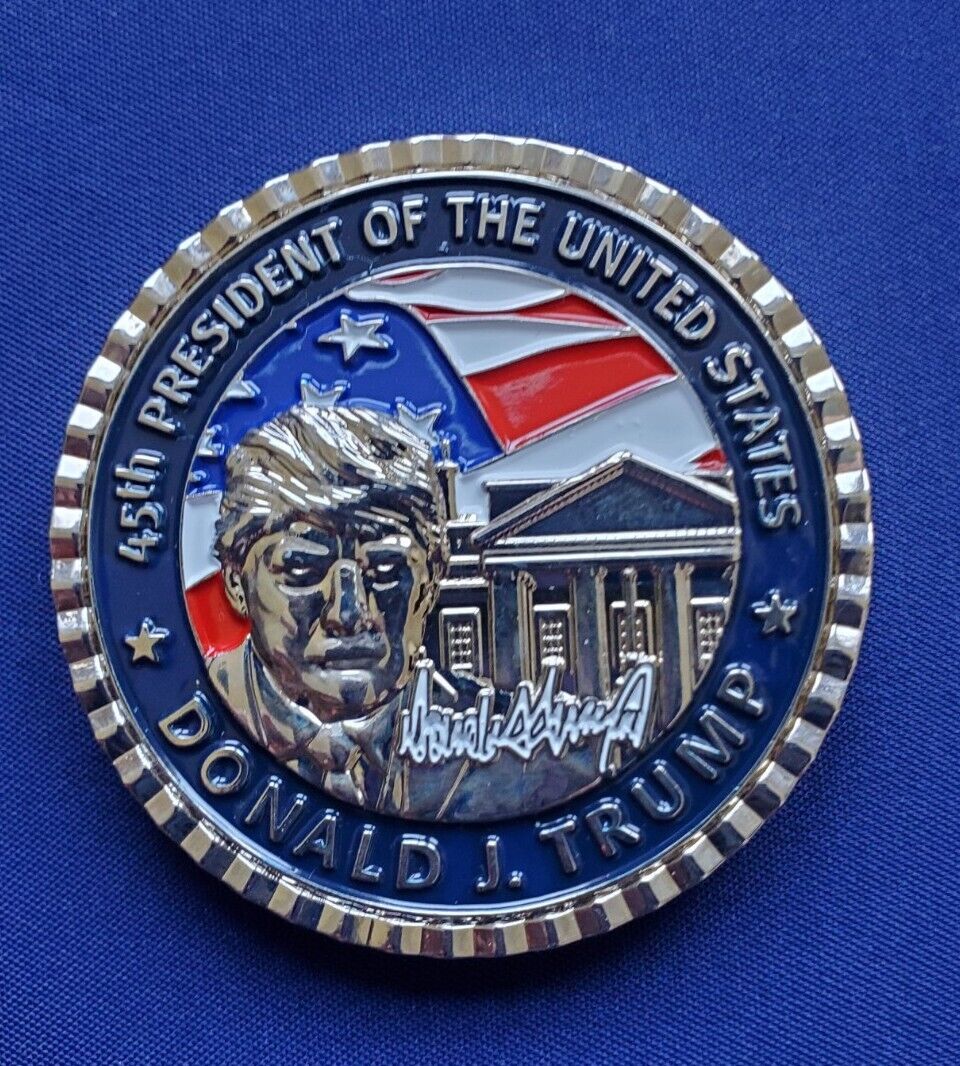 President  Donald Trump  Commander in Chief. New and Rare Challenge coin 