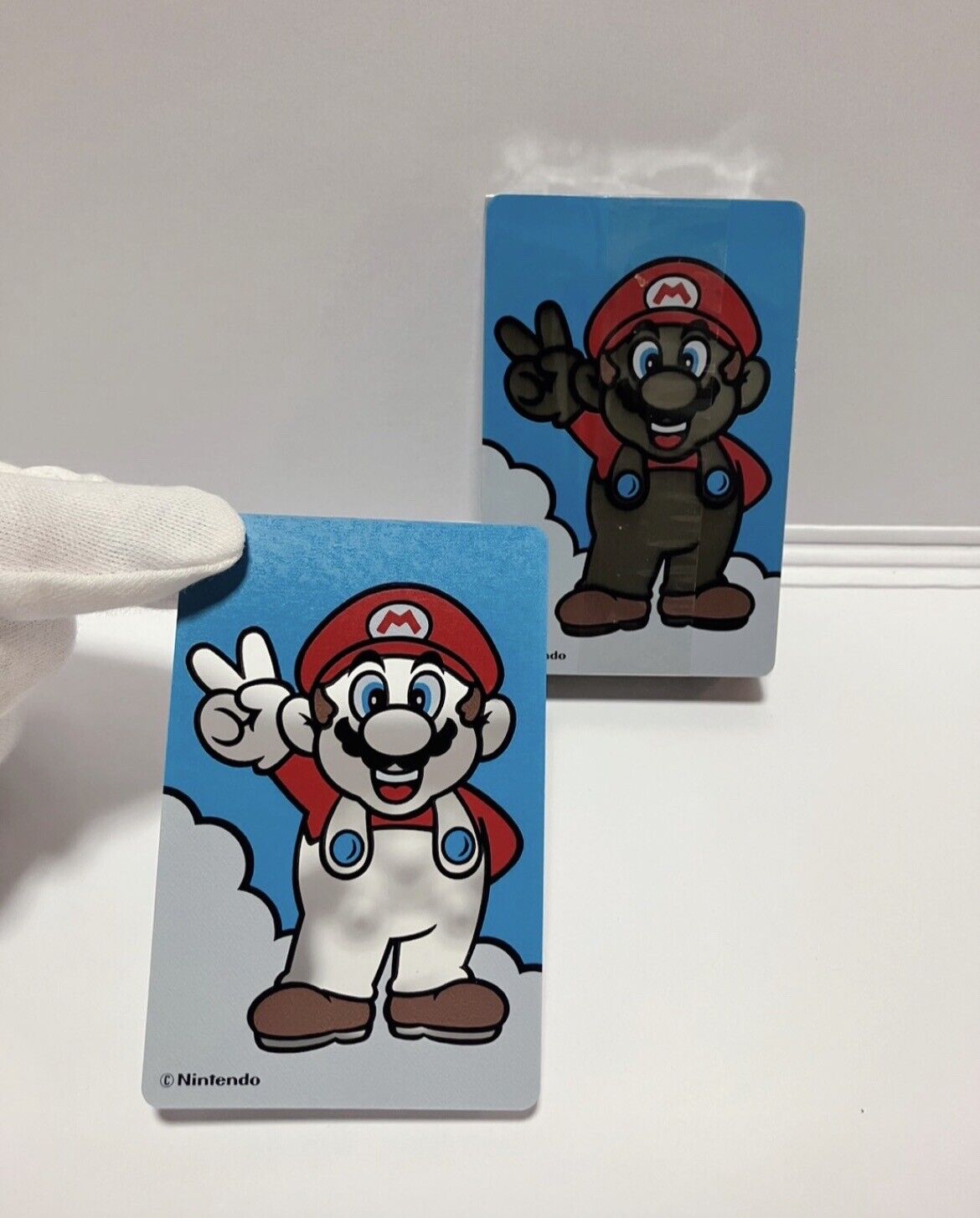 Vintage Nintendo Mario Transparent Plastic Playing Cards,1990,Very Rare☆New
