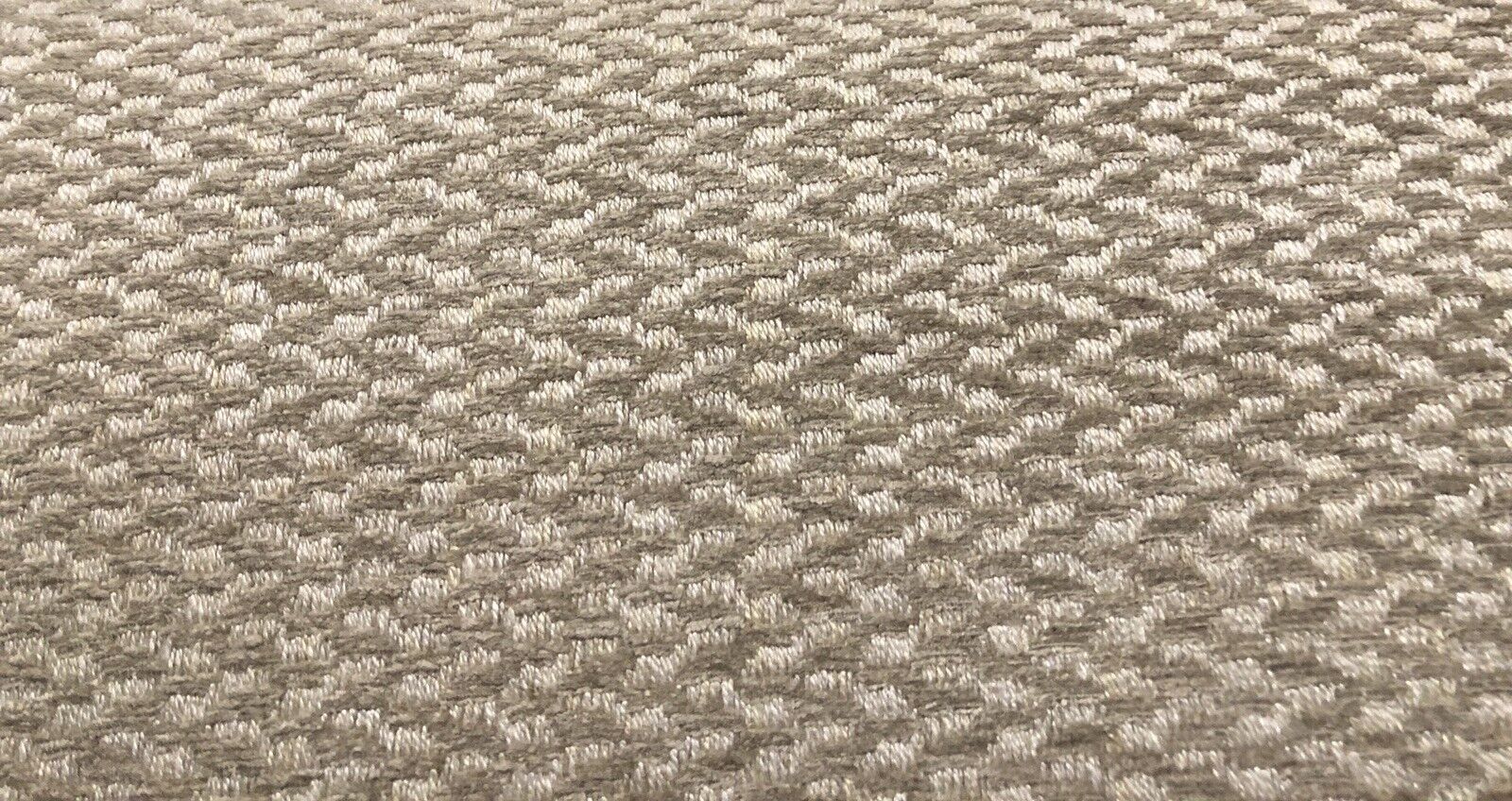 Scalamandre Small Scale Uphol Fabric- Cortona Chenille Greige 2.50 yd 27104-005