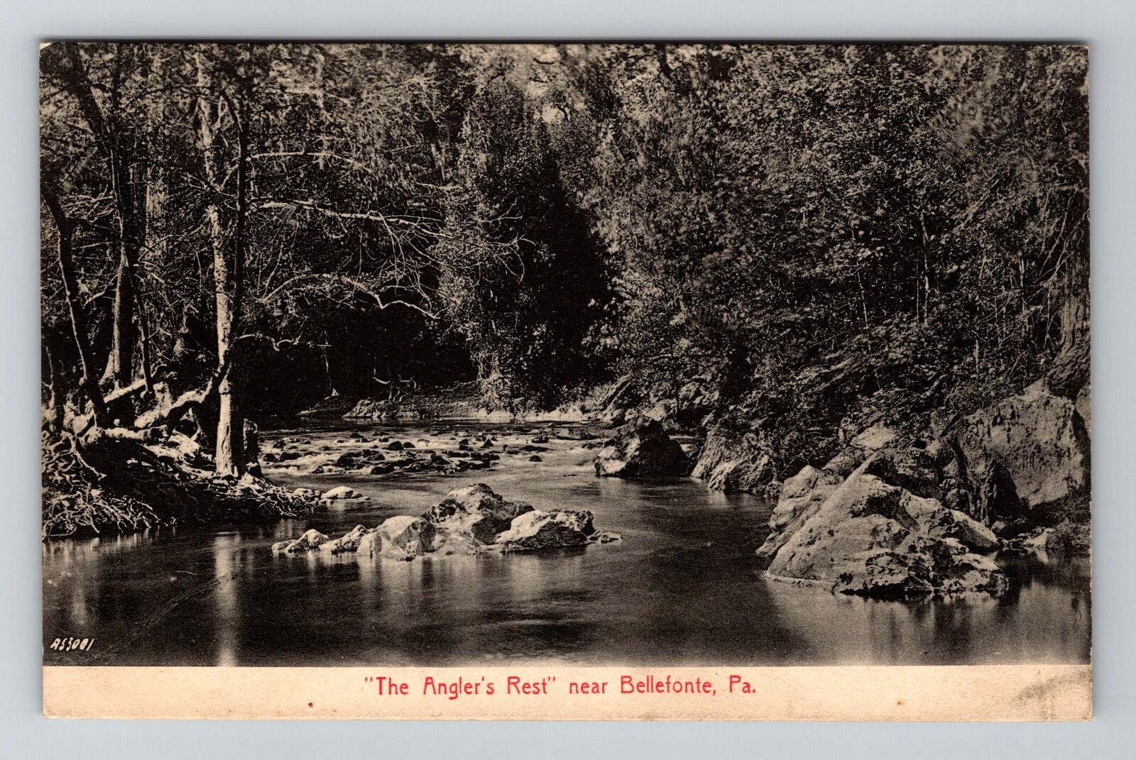 Bellefonte PA-Pennsylvania, The Angler\'s Rest, Vintage c1908 Postcard