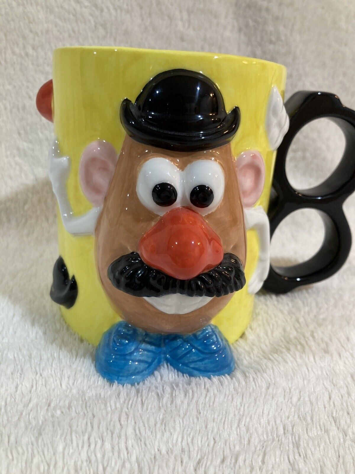 Vintage Mr Potato head Novelty Mug1998 hasbro Clay Art San Francisco preowned