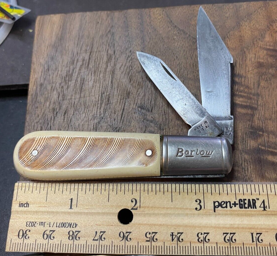 Vintage Colonial Barlow 2 Blade Pocket Knife Providence USA