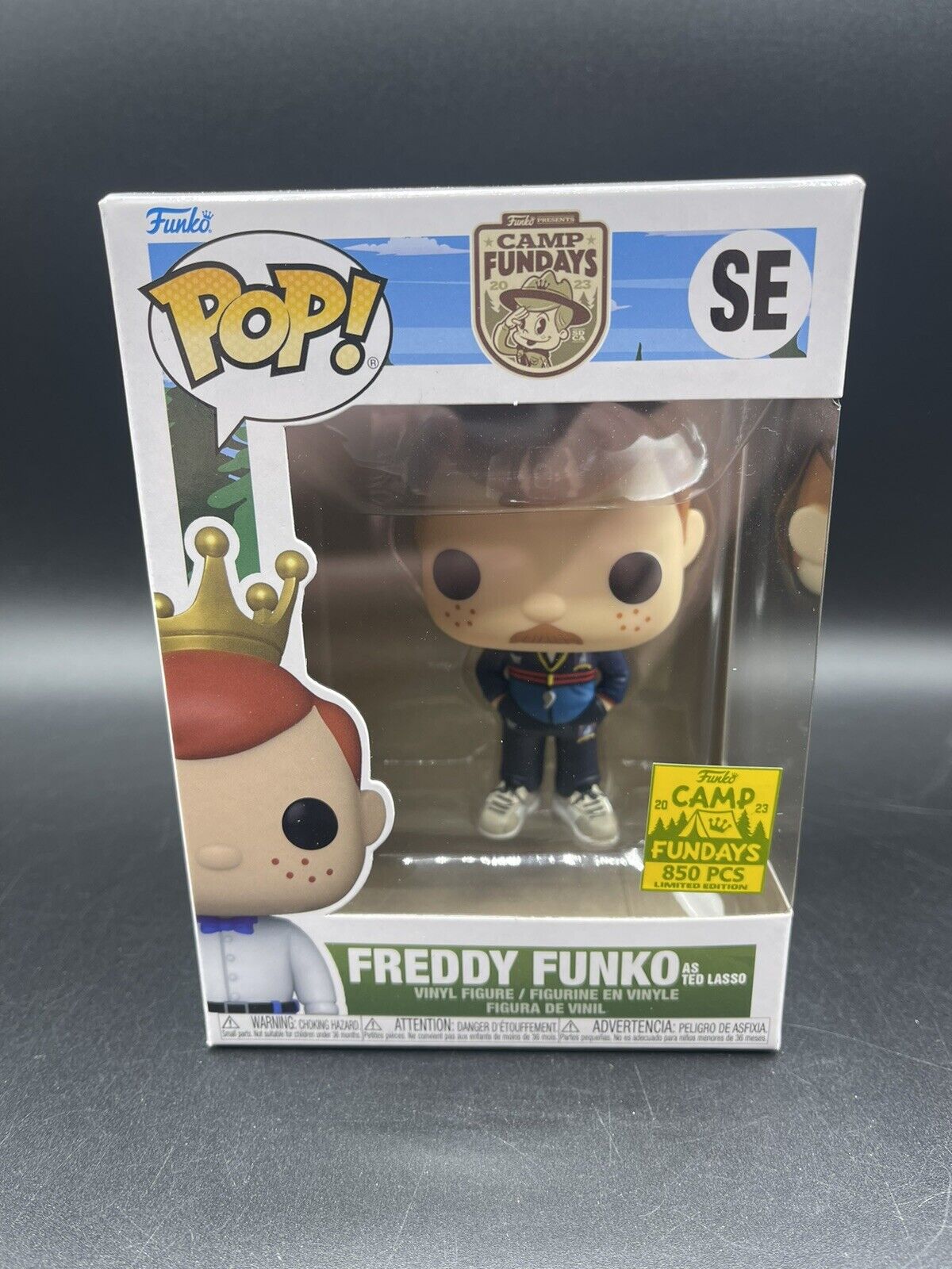 Funko Pop Camp Fundays SDCC 2023 Exclusive Freddy as Ted Lasso LE 850