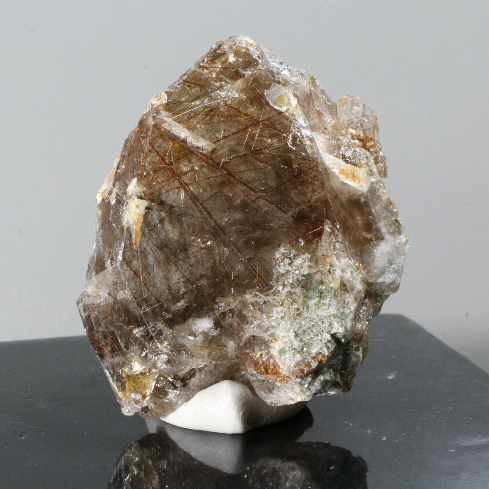 333.90ct Mondo Quartz Crystal Clear Gem Mineral Striations Etched Tanzania A06