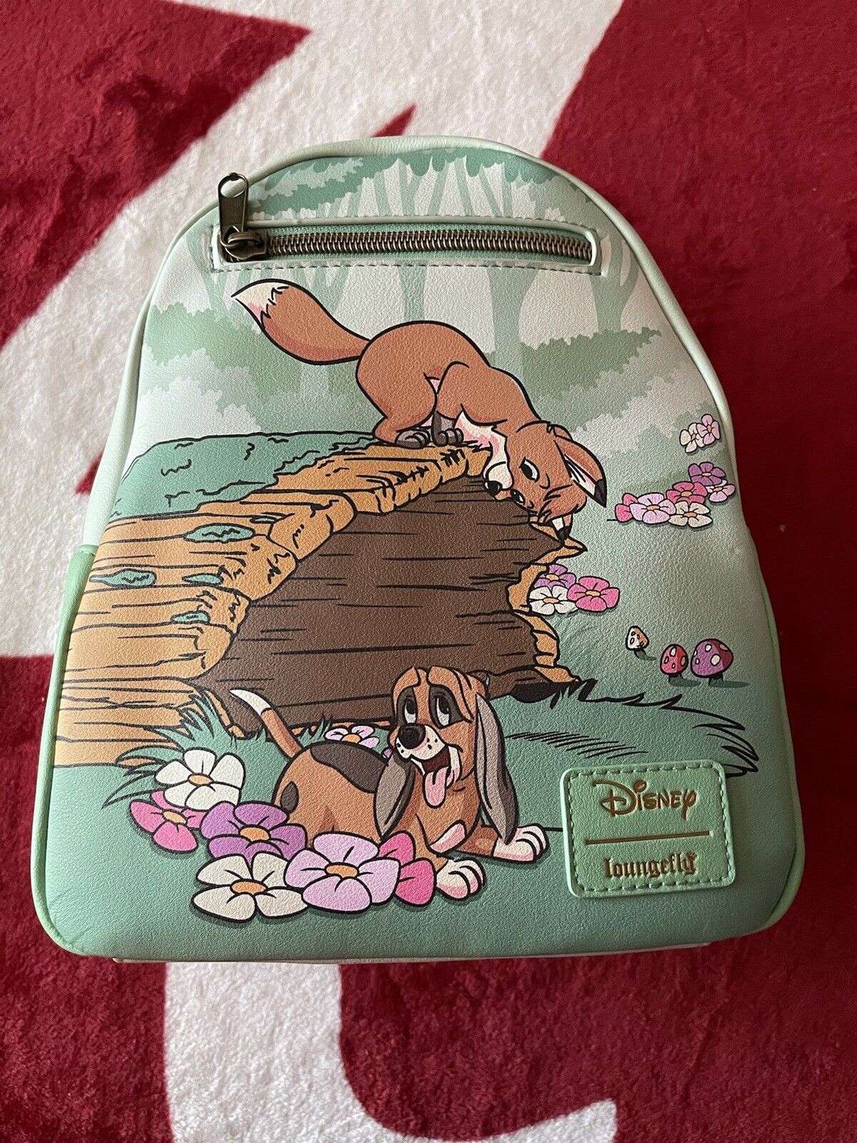 Loungefly Disney Backpack The Fox And The Hound Forest Fun Mini Bag