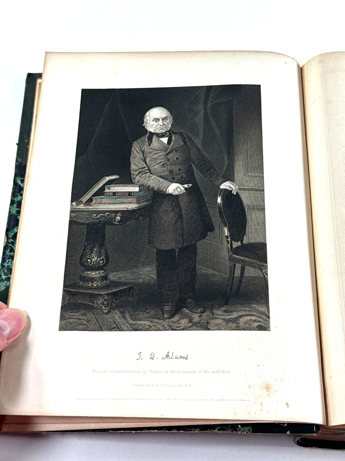 1861 National Portrait Gallery Vol.2 Book Adams  Harrison Jackson Lincoln Grant