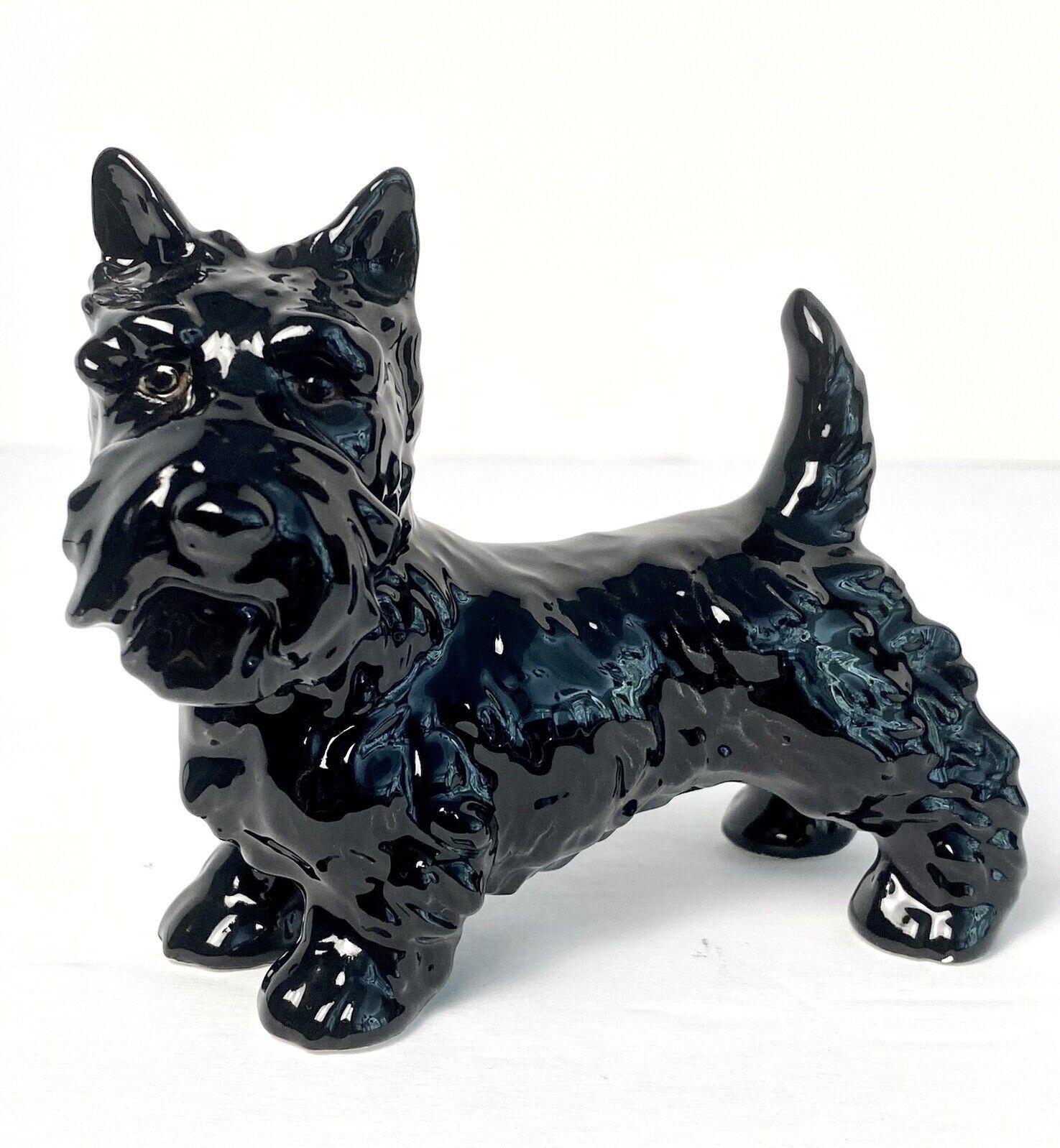 Vintage Goebel Scottish Terrier Scotty Dog Figurine Black Scottie West Germany