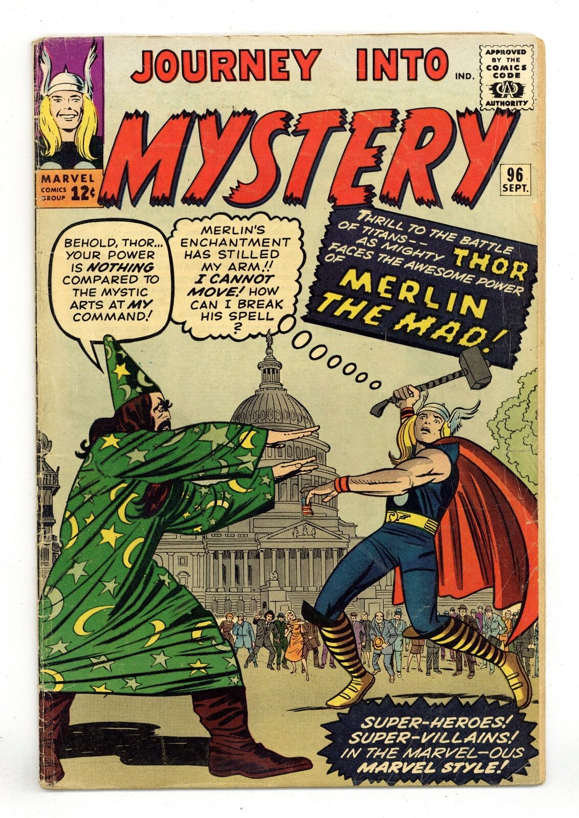 Thor Journey Into Mystery #96 GD/VG 3.0 1963