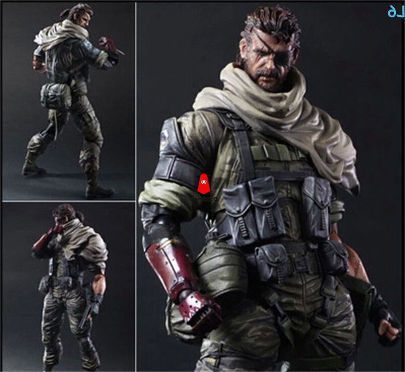 US！！ Play Arts Kai Metal Gear Solid 5 Snake Action Figure Model Toys In Box gift