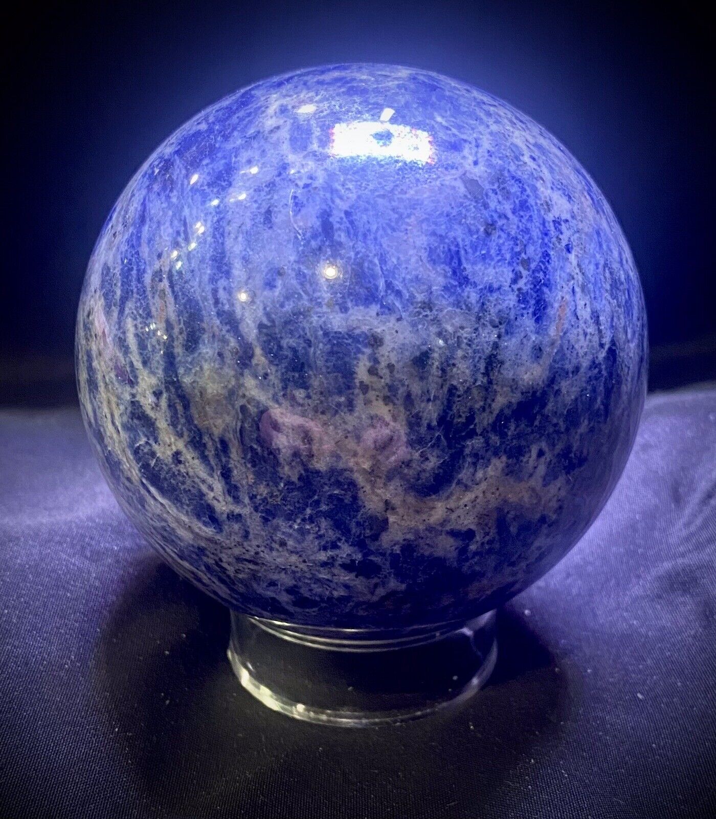 Large Blue Sodalite Sphere