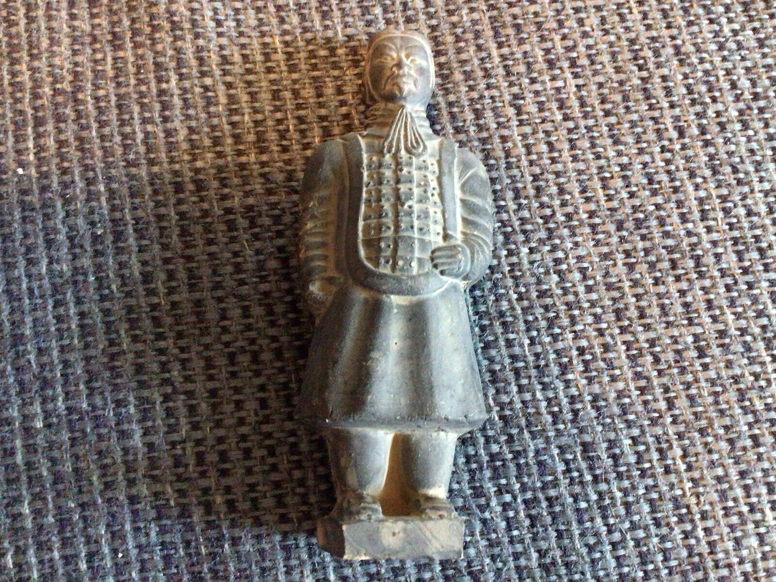 Chinese Terra Cotta Army Warrior Figure 4  3/4 Inches Tall