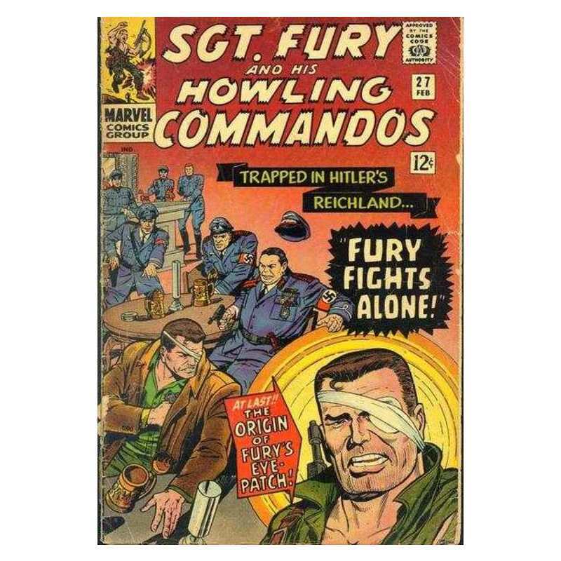 Sgt. Fury #27 in Fine minus condition. Marvel comics [v&