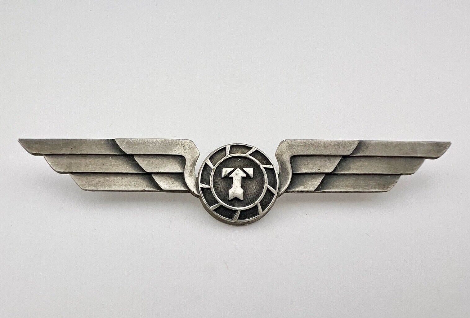 Rare Flying Tiger Line (Flying Tigers) Pilot Sterling Silver Pin Wings 3.25\