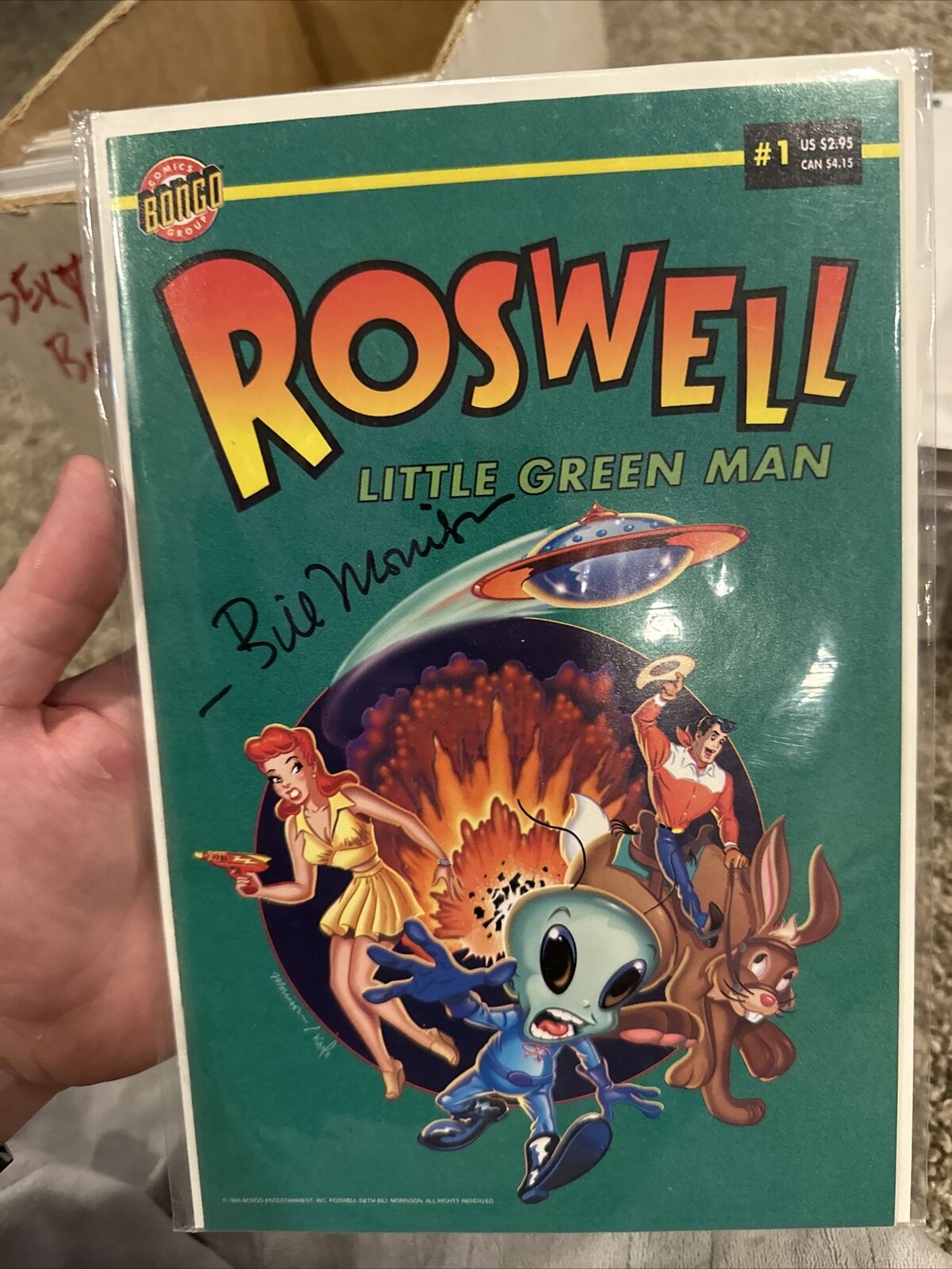 Roswell: Little Green Man TPB #1 VF/NM; Bongo | SIGNED Bill Morrison